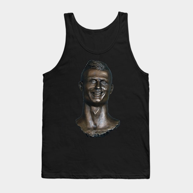 C. Ronaldo Bust Statue Tank Top by TDesign